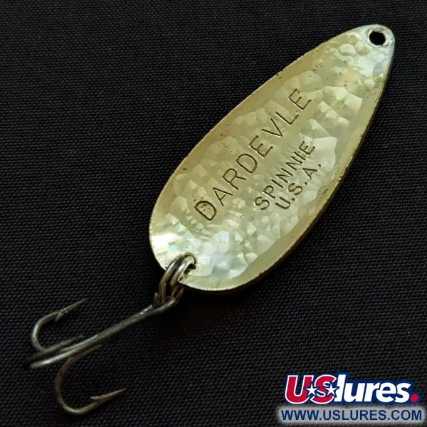 Vintage Eppinger Dardevle Spinnie Crystal, 1/3oz Crystal fishing spoon #18714