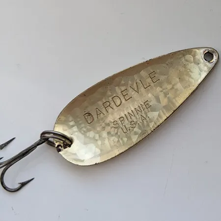 Vintage Eppinger Dardevle Spinnie Crystal, 1/3oz Crystal fishing spoon #18714