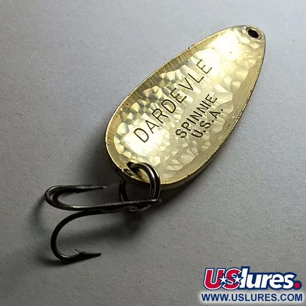 Vintage Eppinger Dardevle Spinnie Crystal, 1/3oz Crystal fishing spoon #18714