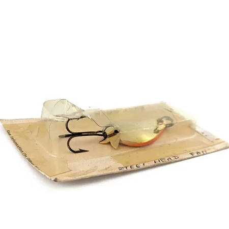 Acme K.O. Wobbler, 1/4oz nickel/orange fishing spoon #18728