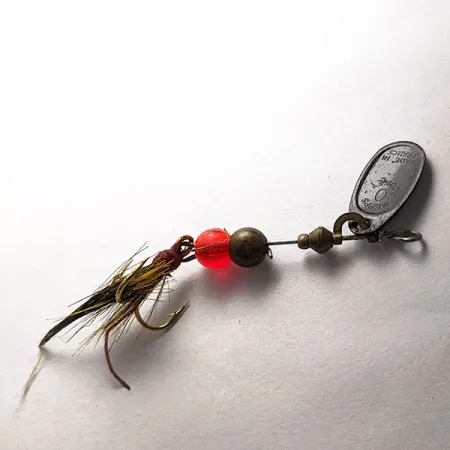 Vintage Mepps Black Fury 0 Dressed, 3/32oz spinning lure #18731