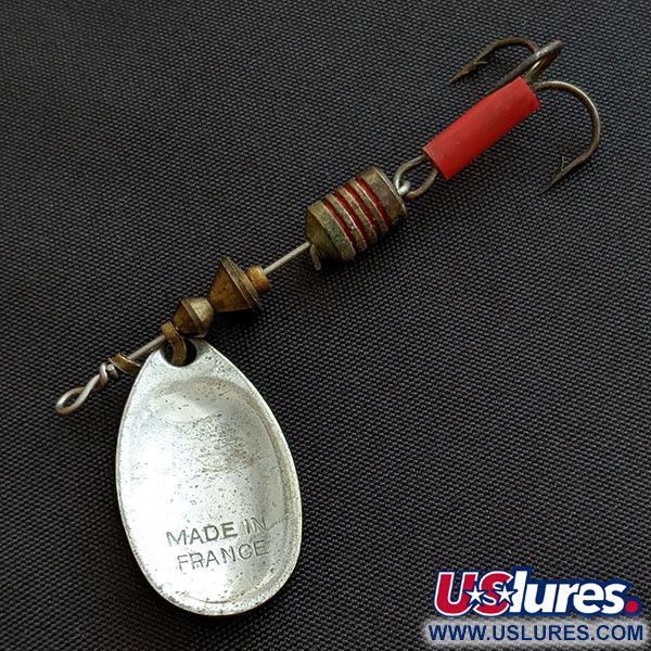 Vintage Mepps Aglia 2, 3/16oz silver spinning lure #18732
