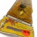 Vintage   Fred Arbogast Tipsy, 2/5oz tiger fishing lure #18750
