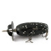 Vintage  Helin Tackle Helin Fishcake, 1/4oz black/glitter fishing lure #18758