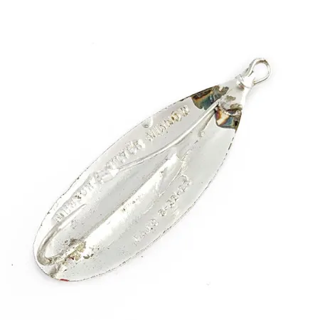 Vintage  Johnson Silver Minnow, 3/16oz silver fishing spoon #18761
