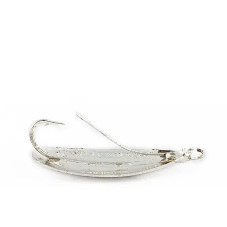 Vintage  Johnson Silver Minnow, 3/16oz silver fishing spoon #18761