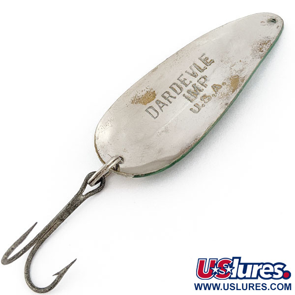 Vintage  Eppinger Dardevle Imp, 2/5oz Green Devle fishing spoon #18776