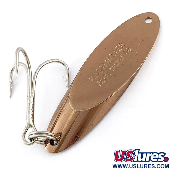 Vintage Acme Kastmaster, 1oz copper fishing spoon #18785