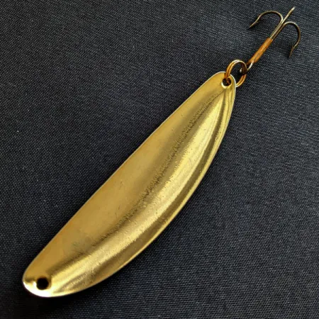 Vintage Acme Side-Winder, 1/2oz gold/orange UV fishing spoon #18787