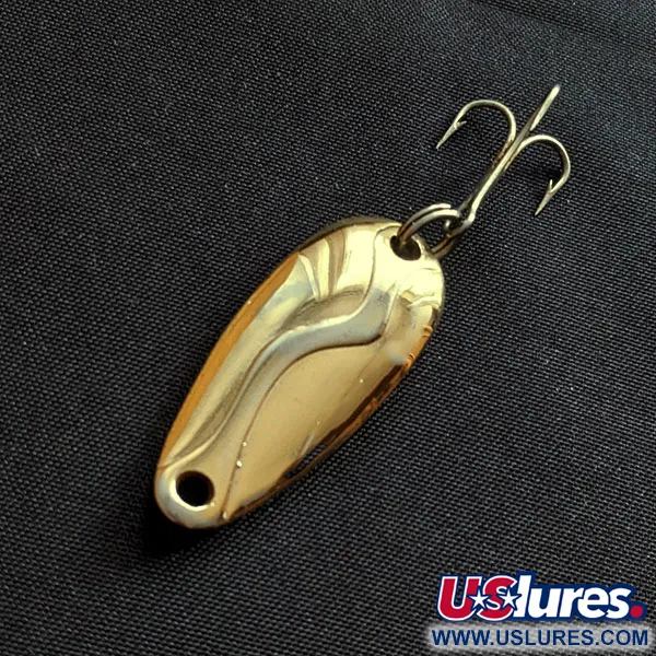 Vintage Acme Kamlooper Junior, 1/4oz gold fishing spoon #18791