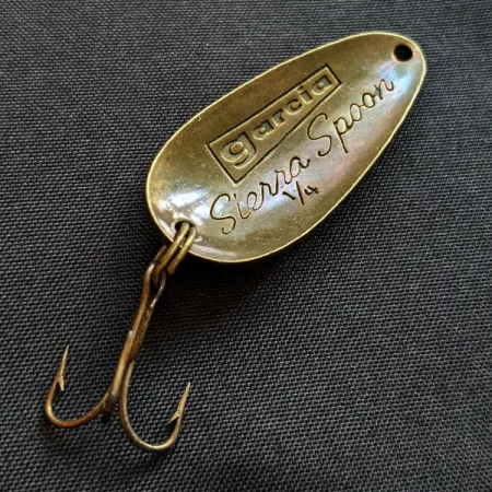 Vintage Abu Garcia Garcia Sierra Spoon, 1/4oz bronze fishing spoon #18792