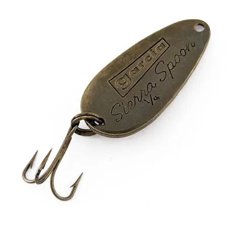 Vintage Abu Garcia Garcia Sierra Spoon, 1/4oz bronze fishing spoon #18792