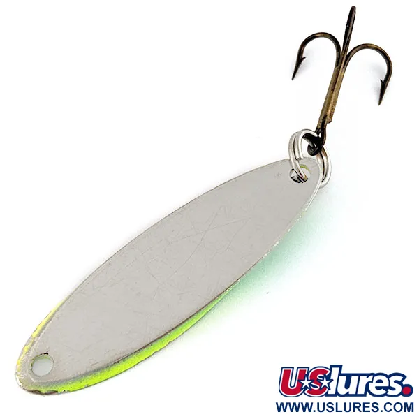 Vintage Acme Kastmaster UV, 3/8oz fire tiger fishing spoon #18802