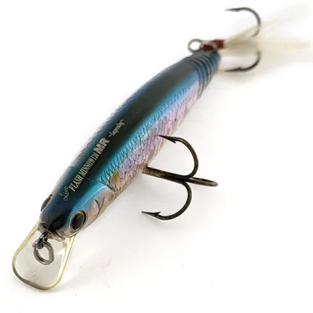 Vintage Lucky Craft Flash minnow 120 MR Suspending, 3/5oz MR Aurora Black fishing lure #18806