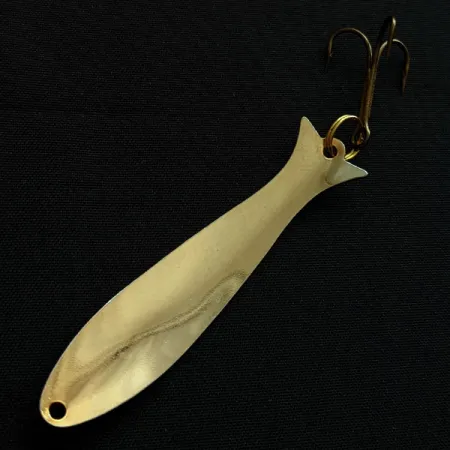 Vintage Acme Flash-King Wobbler, 3/16oz gold fishing spoon #18813