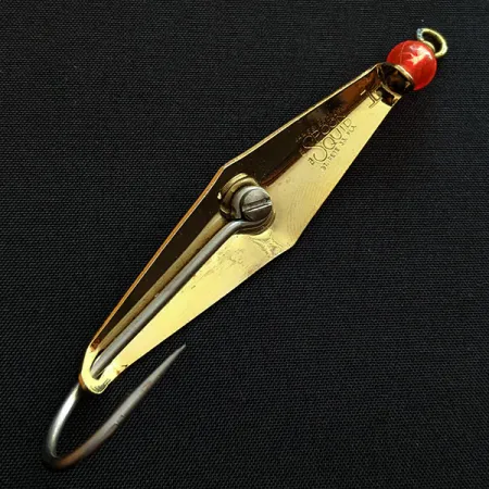 Vintage James E. Clark  Clark Spoon, 1/4oz gold fishing spoon #18817