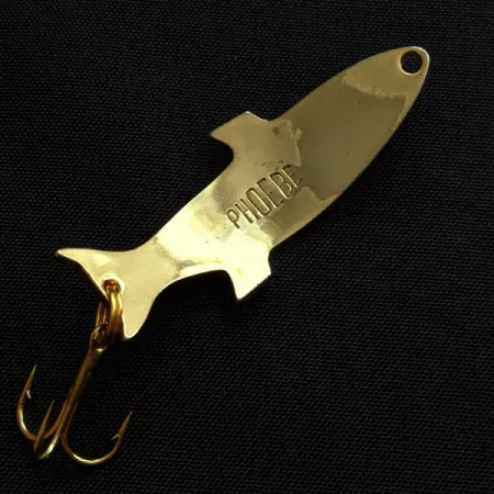 Vintage Acme Phoebe, 3/16oz gold fishing spoon #18819