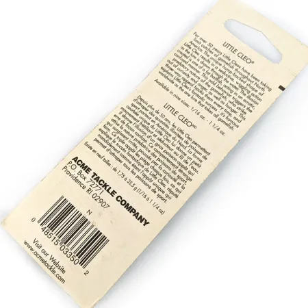 Acme Little Cleo, 3/16oz nickel fishing spoon #18828