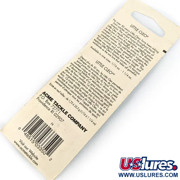 Acme Little Cleo, 3/16oz nickel fishing spoon #18828