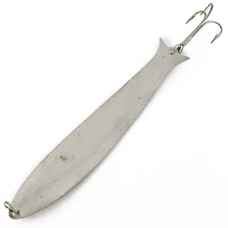 Vintage Herter's Mooselake Wobbler, 2/5oz nickel fishing spoon #18830
