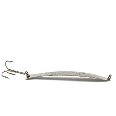 Vintage Herter's Mooselake Wobbler, 2/5oz nickel fishing spoon #18830