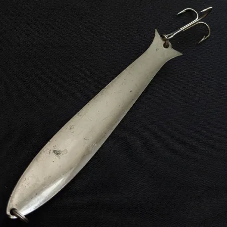 Vintage Herter's Mooselake Wobbler, 2/5oz nickel fishing spoon #18830
