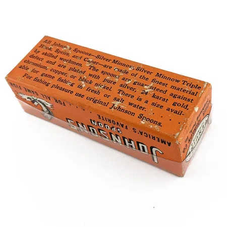 Johnson Silver Minnow (1950s) №1110, 1/4oz silver fishing spoon #18837