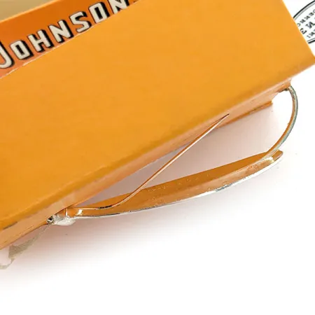 Johnson Silver Minnow (1950s) №1110, 1/4oz silver fishing spoon #18837