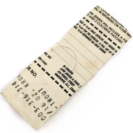 Vintage Luhr Jensen Krocodile, 1/3oz rainbow trout fishing spoon #18840