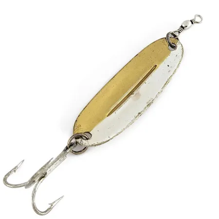 Vintage Williams Wabler W40, 1/4oz gold Silver fishing spoon #18843