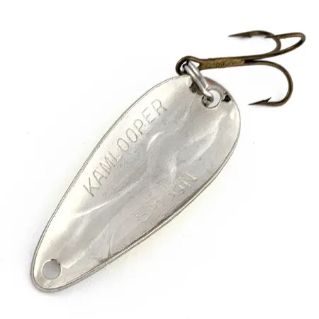 Vintage Acme Kamlooper Spoon, 2/5oz nickel/green fishing spoon #18848