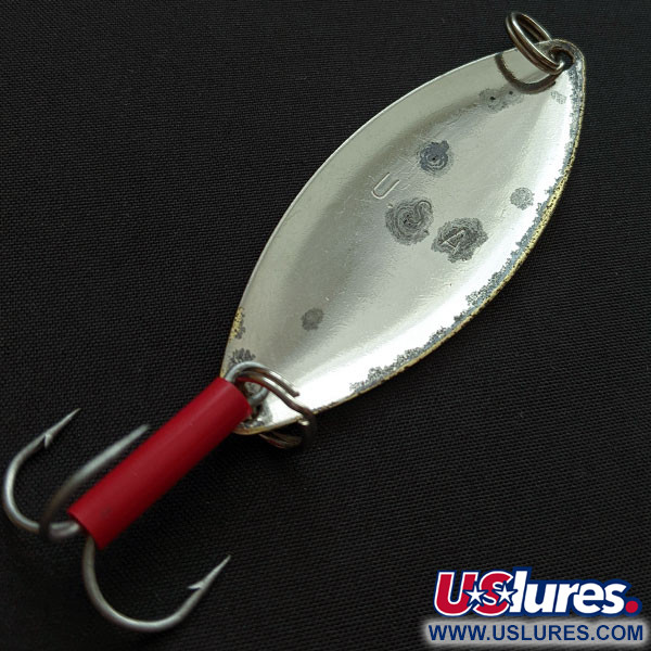 Vintage   Mepps Spoon 3, 2/5oz nickel fishing spoon #18862