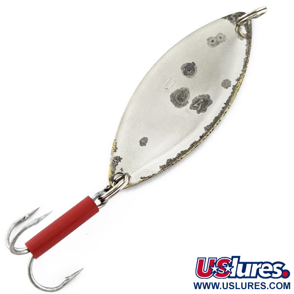 Vintage   Mepps Spoon 3, 2/5oz nickel fishing spoon #18862