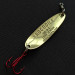 Vintage  Luhr Jensen Krocodile #3, 1/3oz gold fishing spoon #18863
