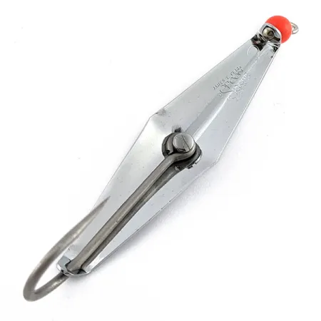 Vintage James E. Clark Spoon #2, 2/5oz nickel fishing spoon #18866