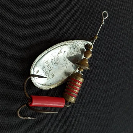 Vintage Mepps Aglia 3, 1/4oz silver spinning lure #18872