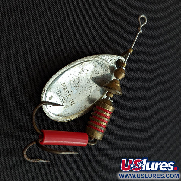 Vintage   Mepps Aglia 3, 1/4oz silver spinning lure #18872