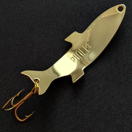 Vintage Acme Phoebe, 1/4oz gold fishing spoon #18881