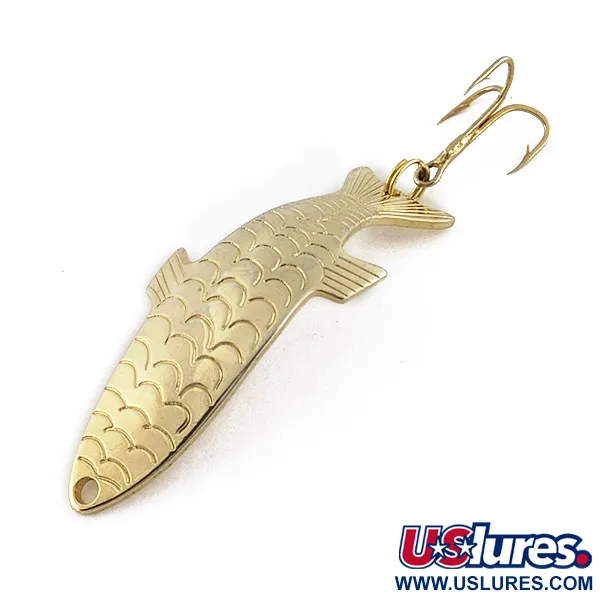 Vintage Acme Phoebe, 1/4oz gold fishing spoon #18881