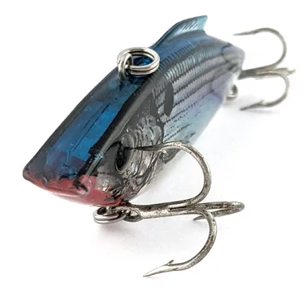 Vintage Bill Lewis Rat-L-Trap, 1/2oz mirror blue fishing lure #18882