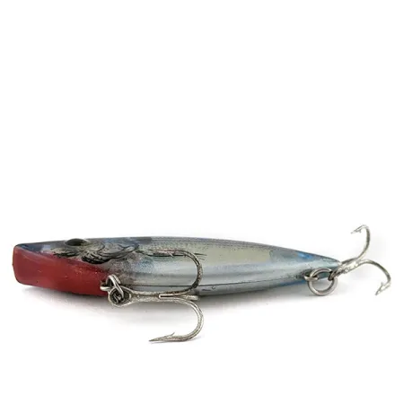 Vintage Bill Lewis Rat-L-Trap, 1/2oz mirror blue fishing lure #18882
