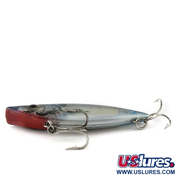 Vintage Bill Lewis Rat-L-Trap, 1/2oz mirror blue fishing lure #18882