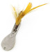 Vintage   Glen Evans Loco 2, 1/4oz nickel/yellow fishing spoon #18887