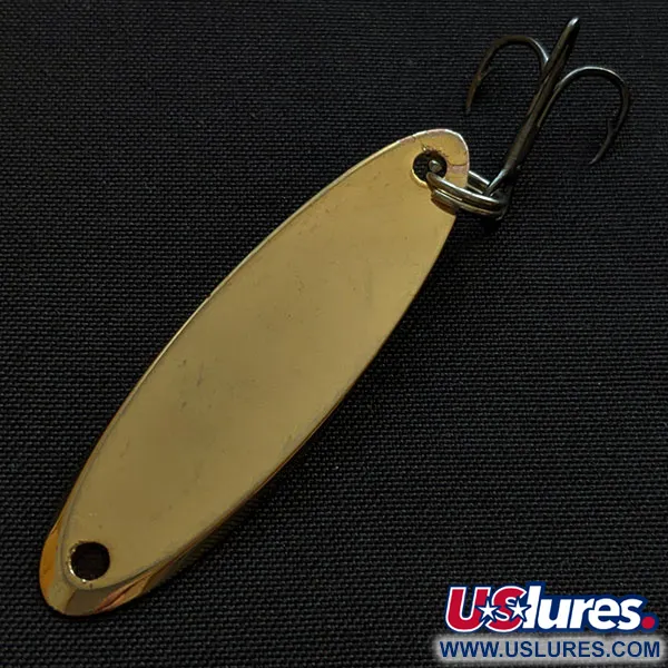 Vintage Acme Kastmaster, 1/4oz gold fishing spoon #18899