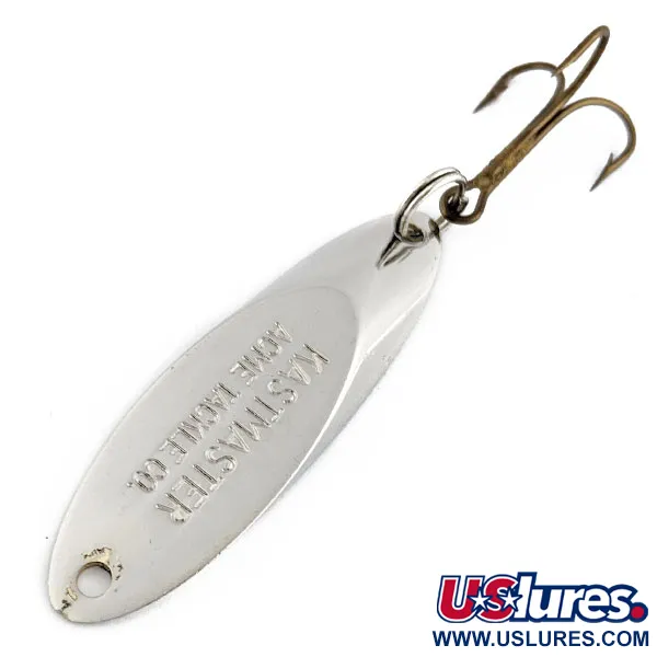 Vintage Acme Kastmaster, 3/8oz nickel fishing spoon #18905