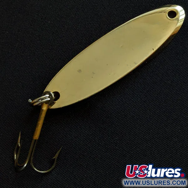 Vintage Acme Kastmaster, 1/2oz gold fishing spoon #18907