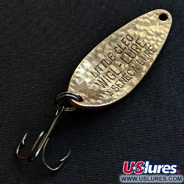 Vintage  Seneca Little Cleo Crystal, 1/4oz Crystal fishing spoon #18917