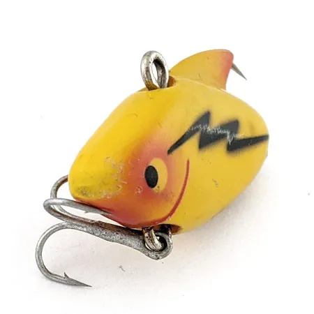 Vintage Heddon Sonic, 1/3oz yellow fishing lure #18919
