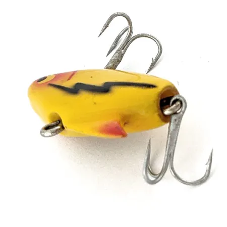 Vintage Heddon Sonic, 1/3oz yellow fishing lure #18919