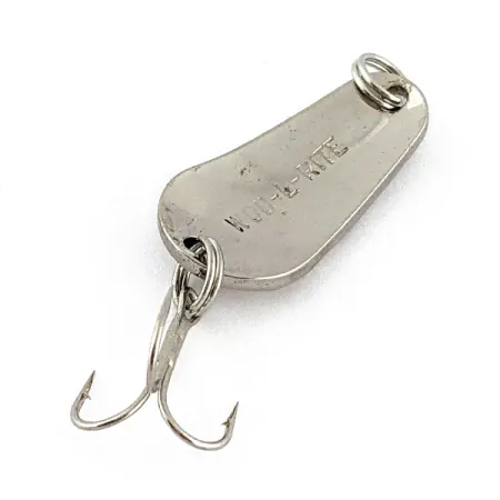 Vintage Acme Wob-L-Rite, 1/8oz nickel fishing spoon #18921